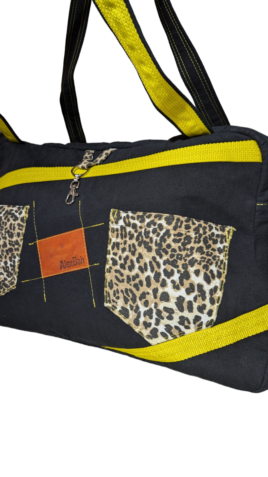 Denim Bag "Black & Yellow"