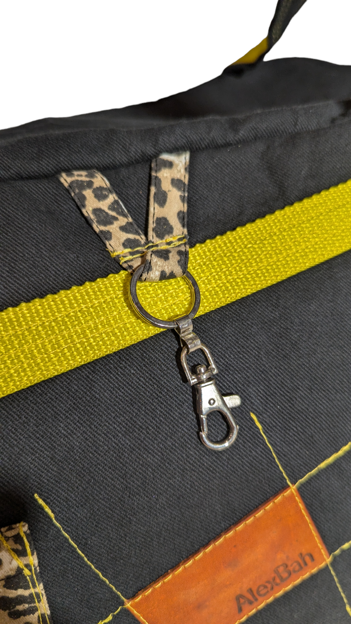 Denim Bag "Black & Yellow"