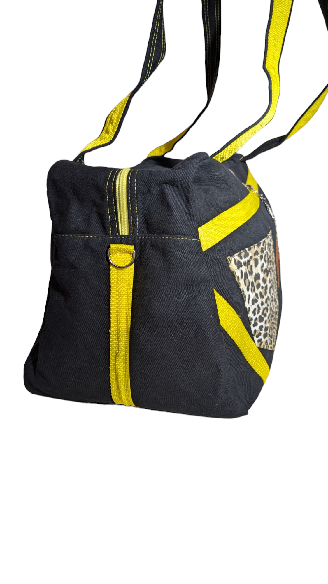 Denim Bag "Black & Yellow"