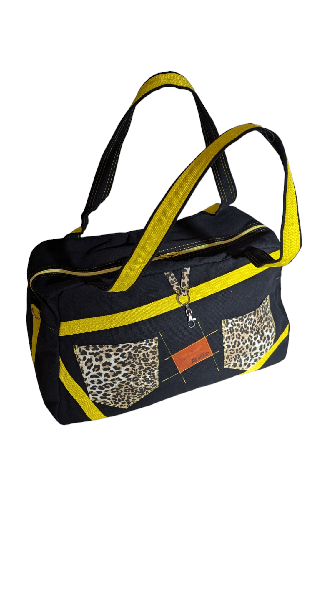 Denim Bag "Black & Yellow"